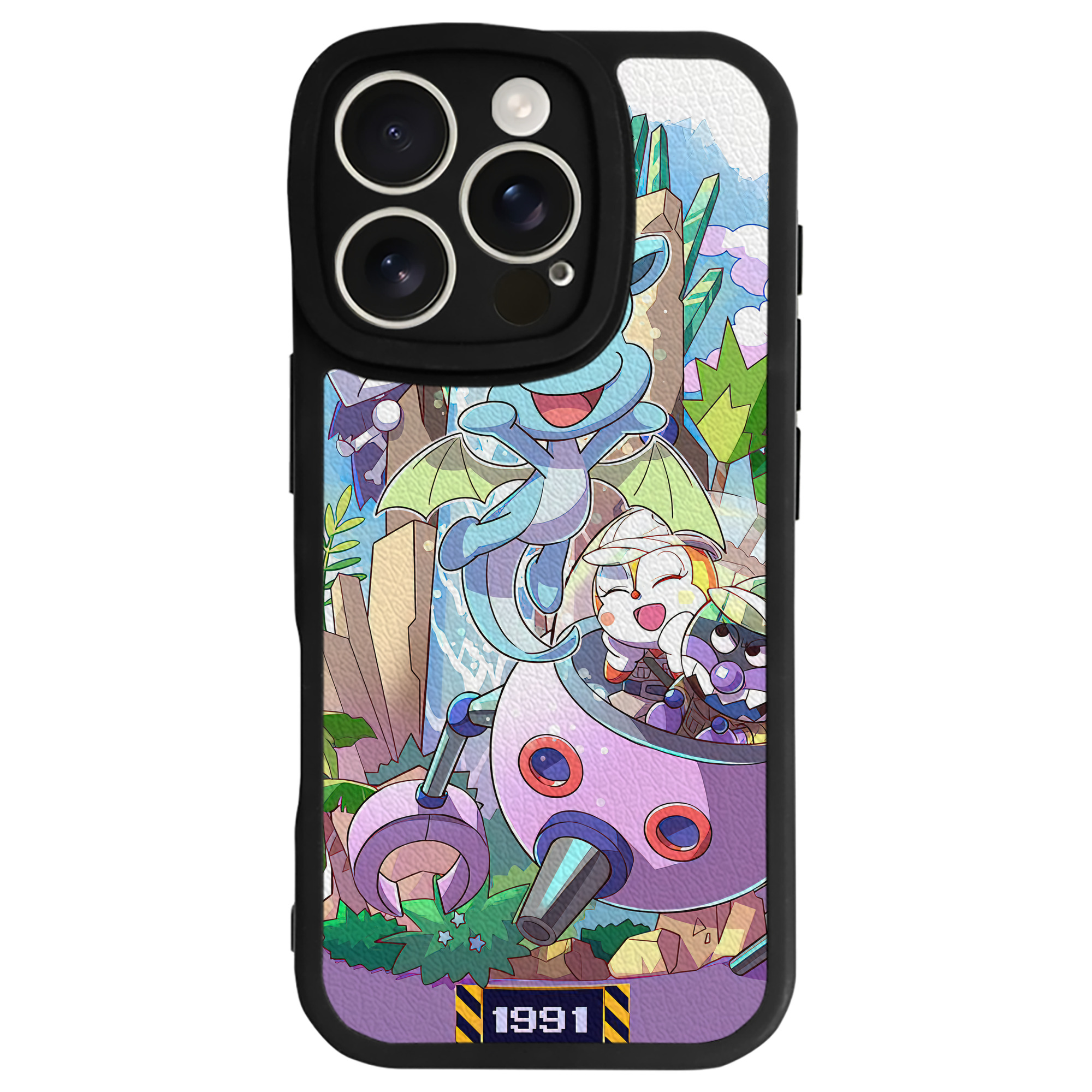 （画像用） アンパンマン Anpanman 【iPhone 16シリーズ対応】シリコンスマホケース（レザー調） 材質：シリコン